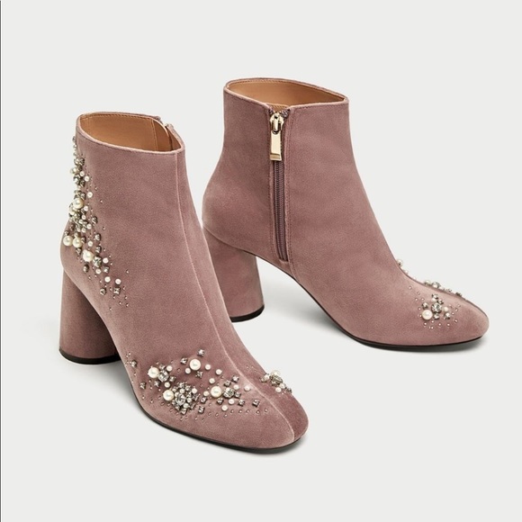 embellished booties